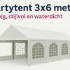 Partytent 3×6 meter