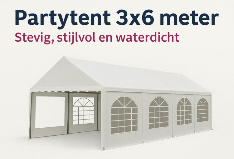 Partytent 3x6 meter - Afbeelding 2
