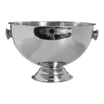 Champagnekoeler dubbelwandig RVS 37x24cm