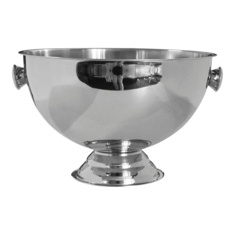 Champagnekoeler dubbelwandig RVS 37x24cm