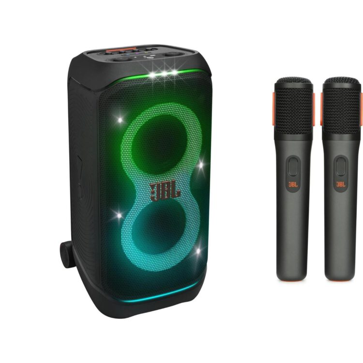 JBL Partybox 320 accuspeaker met 2x draadloze microfoon. - Afbeelding 2