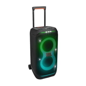 JBL Partybox 320 accuspeaker met 2x draadloze microfoon.